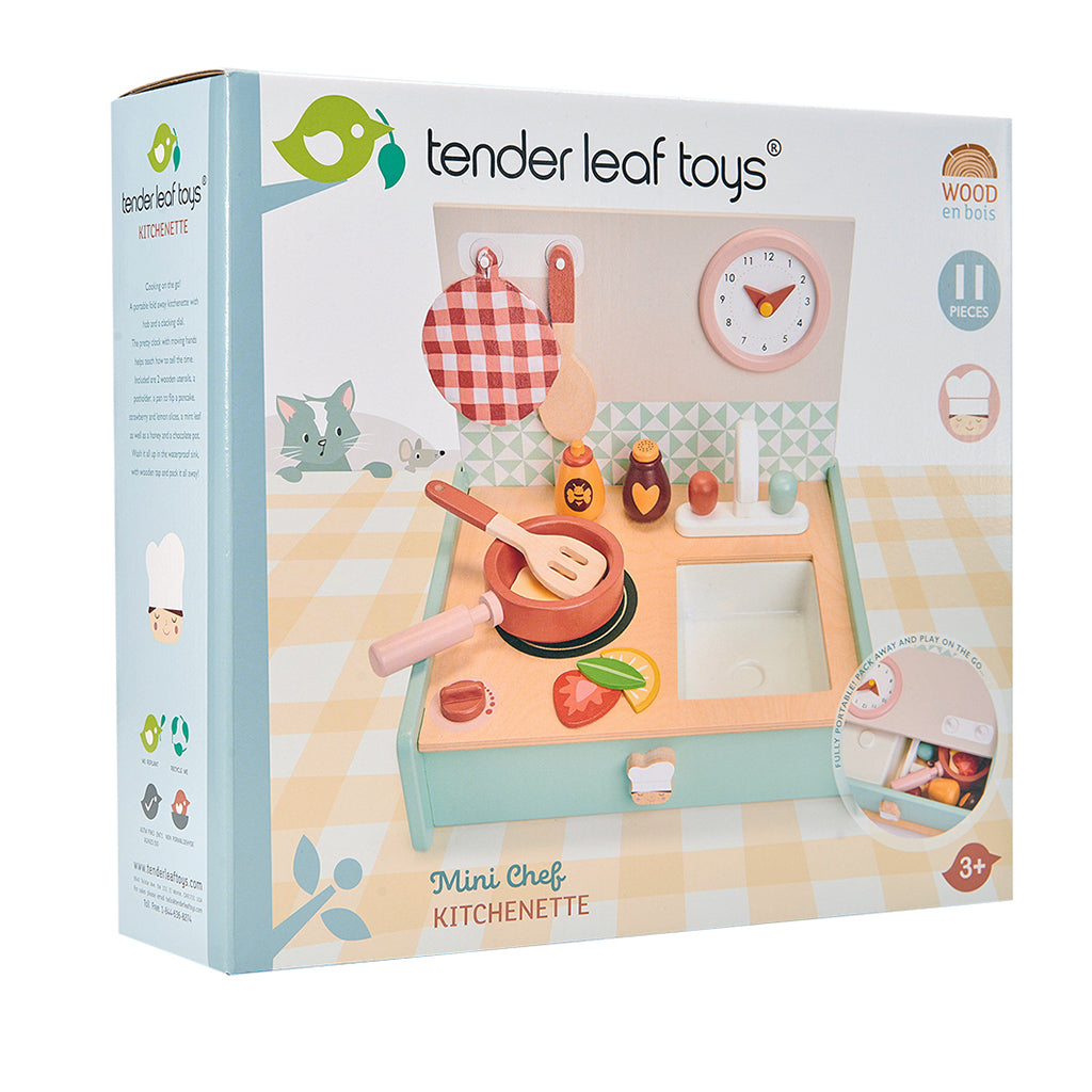 Tender Leaf, Legekøkken i træ - Lille