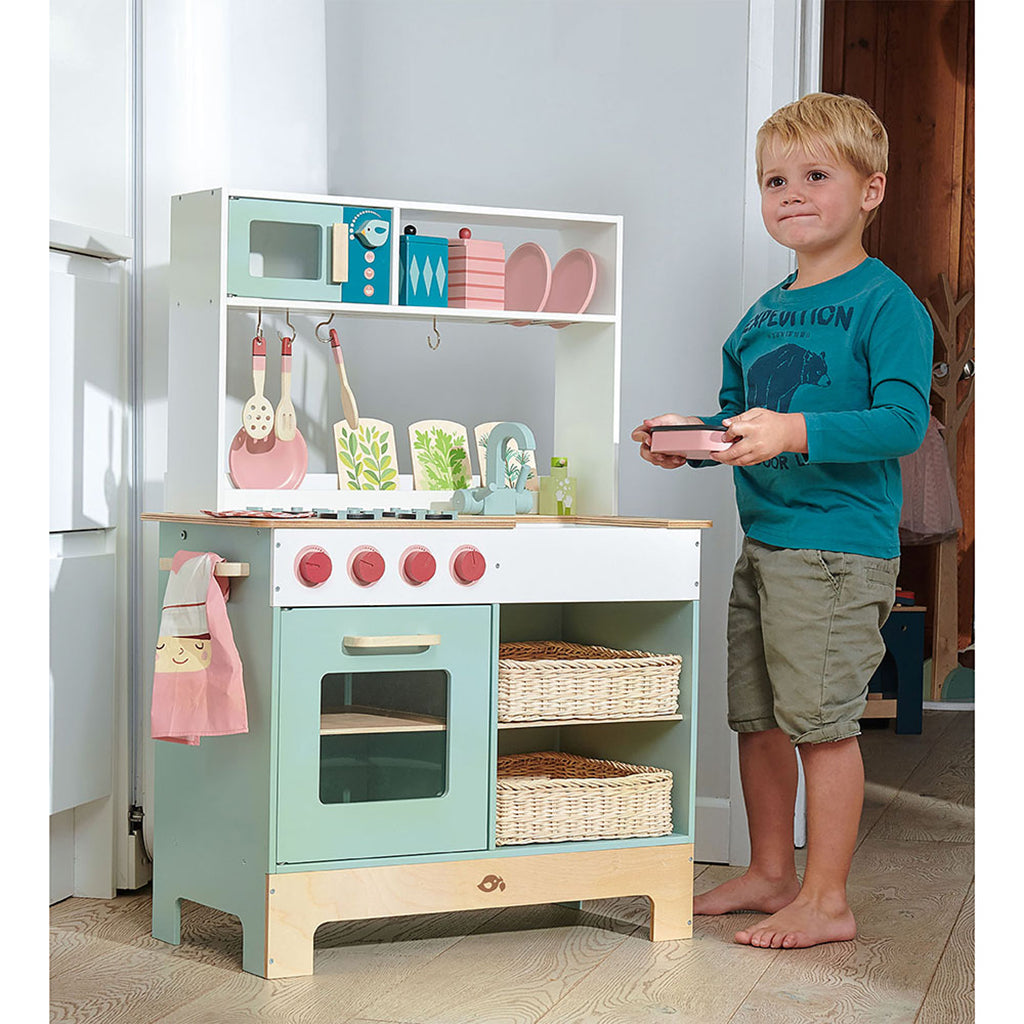 Tender Leaf, Wooden Play Kitchen - Large