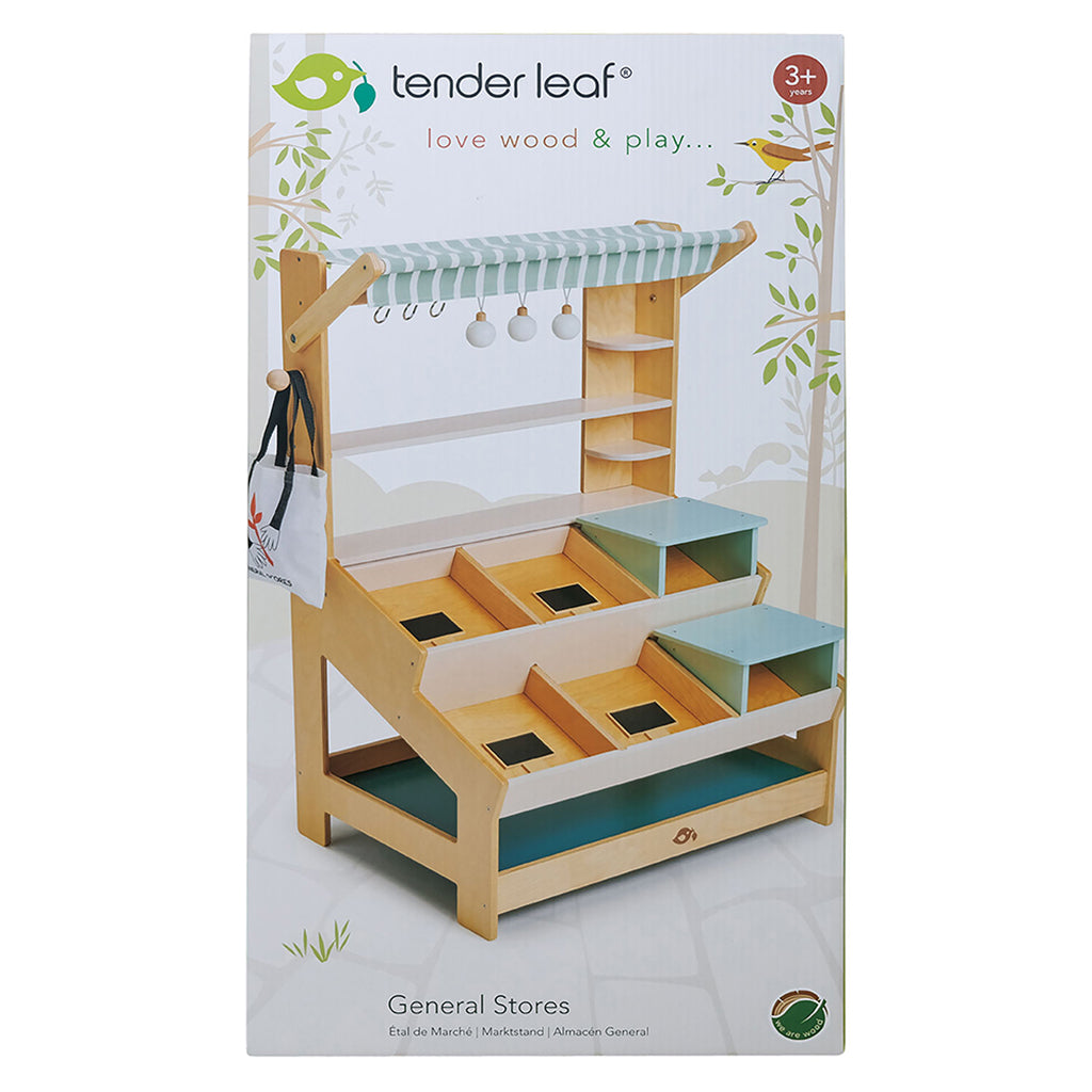 Tender Leaf, Markedsbod i træ