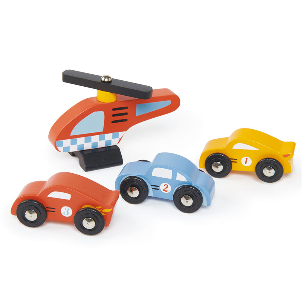 Tender Leaf, 5 Construction Vehicles – Parking Garage