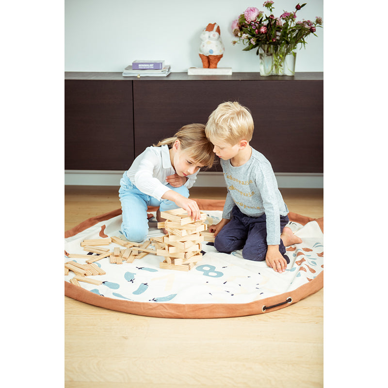 Play&Go 2-in-1 Play Mat, Veggie Numbers