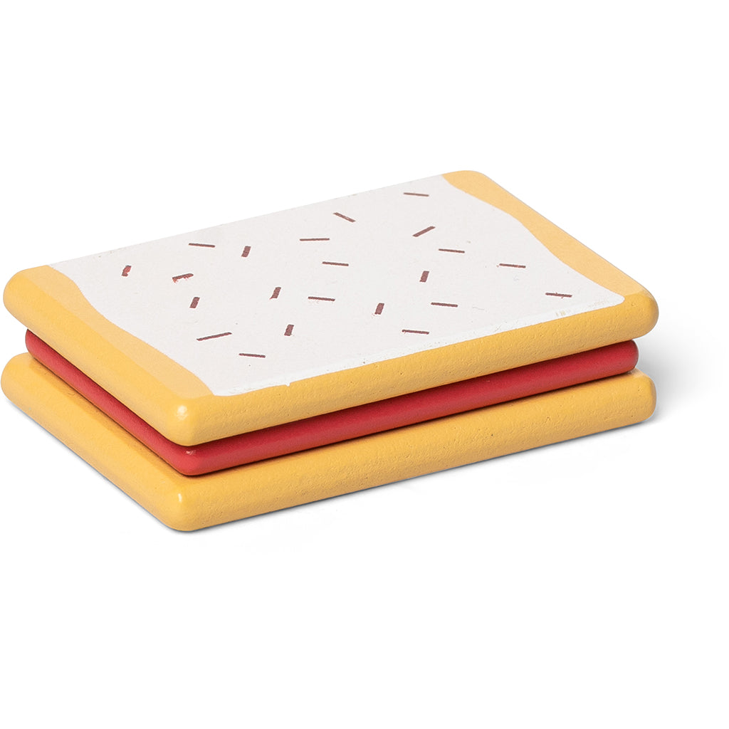 MaMaMeMo Wooden Play Food, Hindbærsnitte