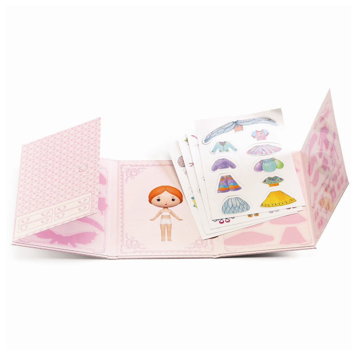 Djeco Tinyly, Miss Lilyruby - Genanvendelige stickers
