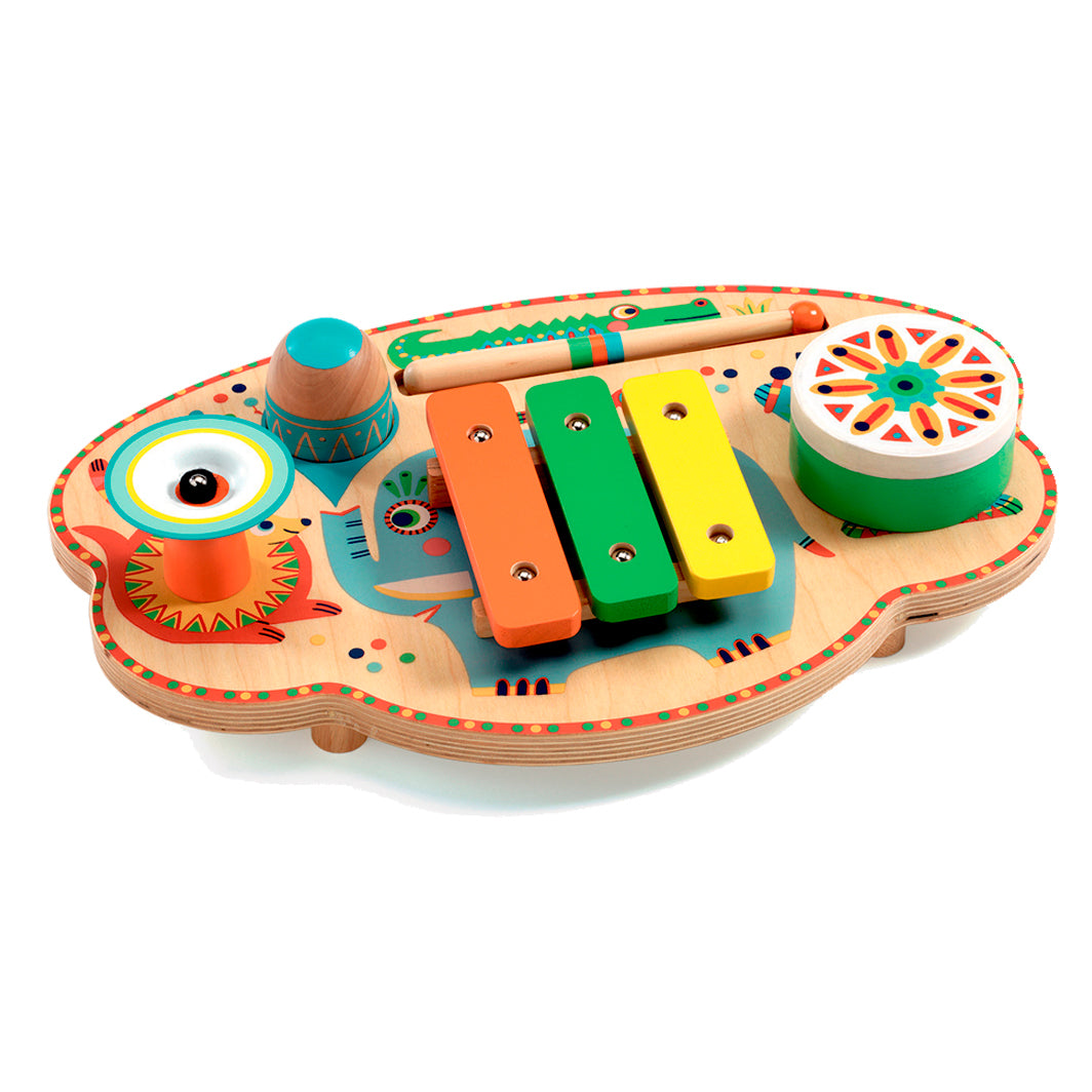 Djeco Carnaval musical bræt med musikinstrumenter