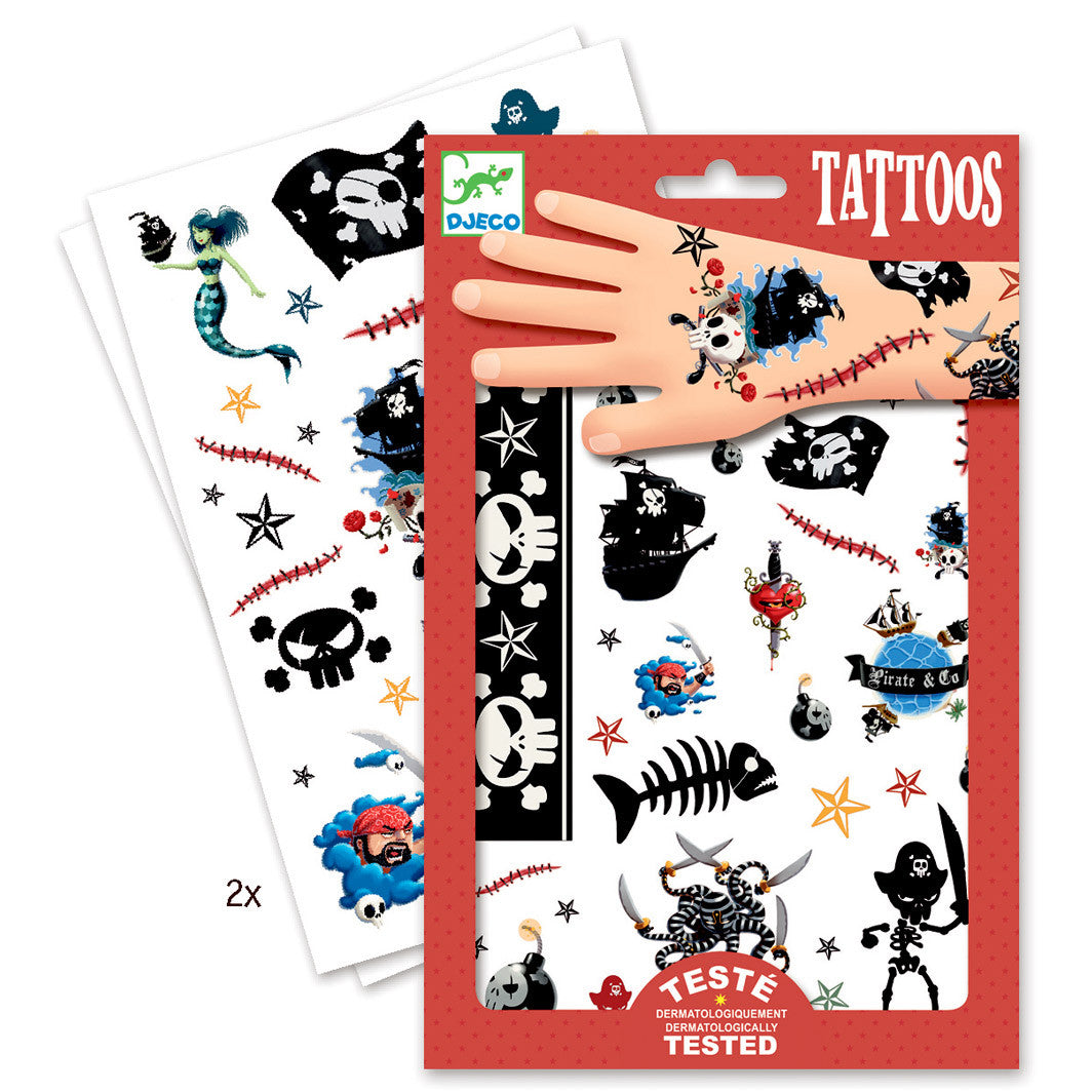 Djeco Tattoos, Pirates