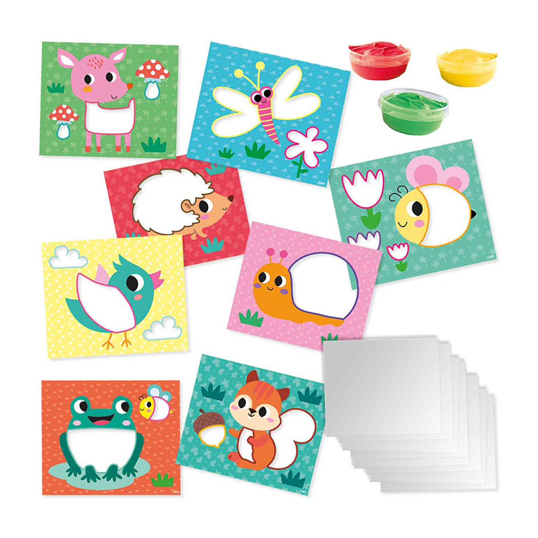 SES Creative ECO Finger Paint Set on Card