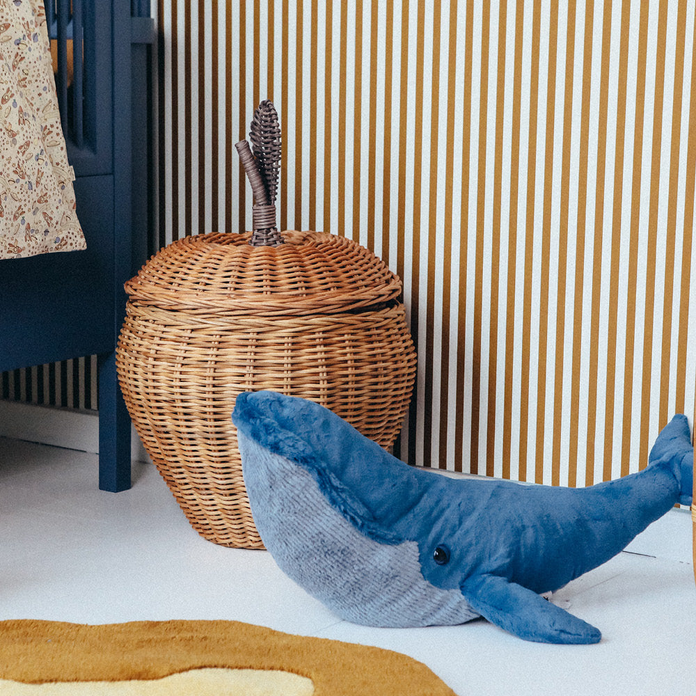 ferm Living Apple Storage, flettet kurv i rattan - Large