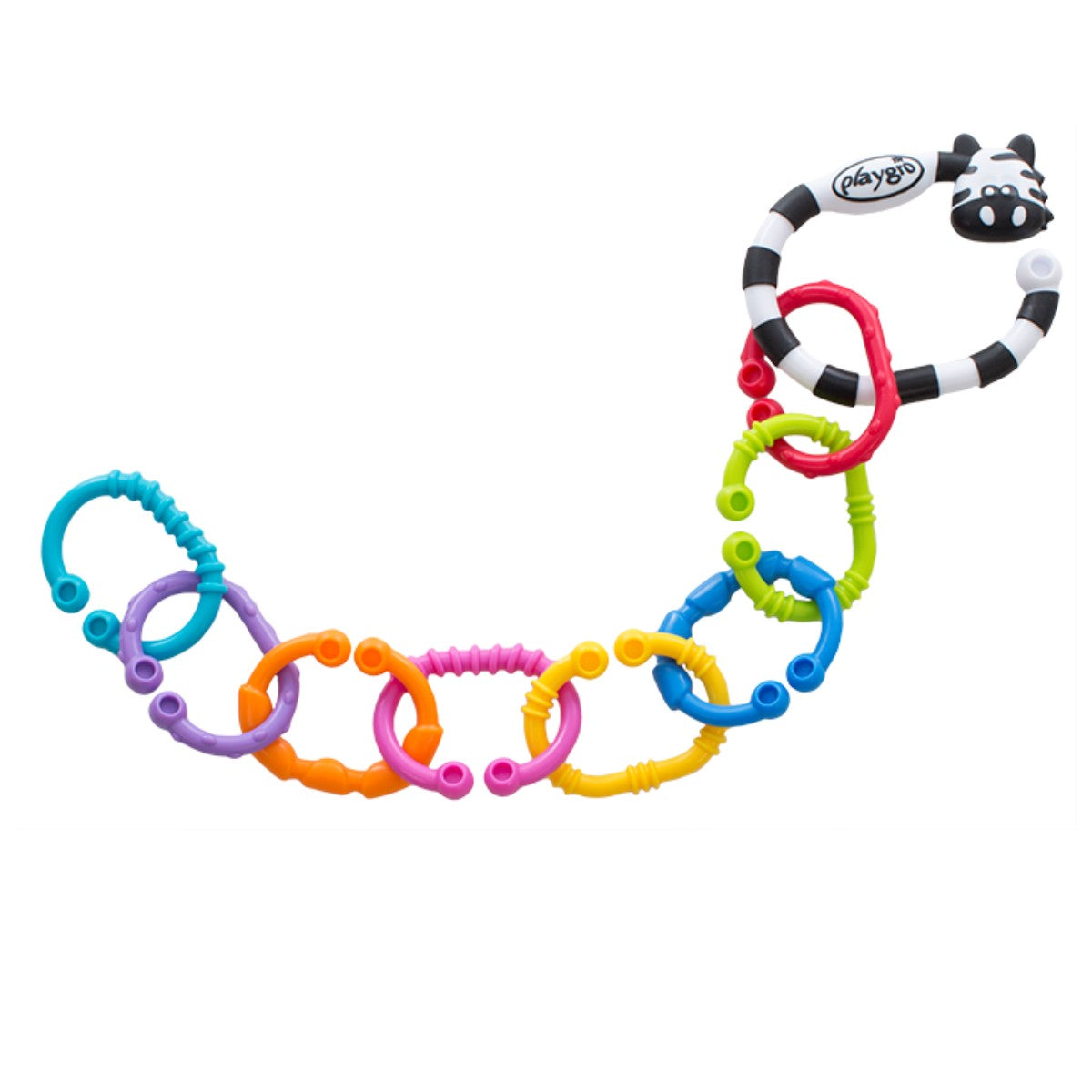 Playgro Activity Toy, Zebra Chain Links