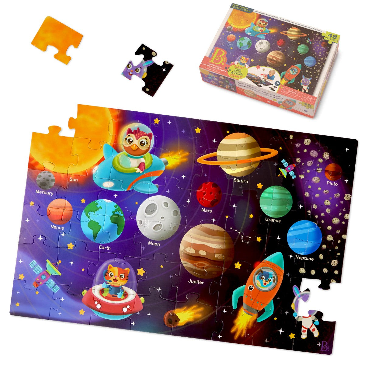 B Toys Floor Puzzle, The Solar System