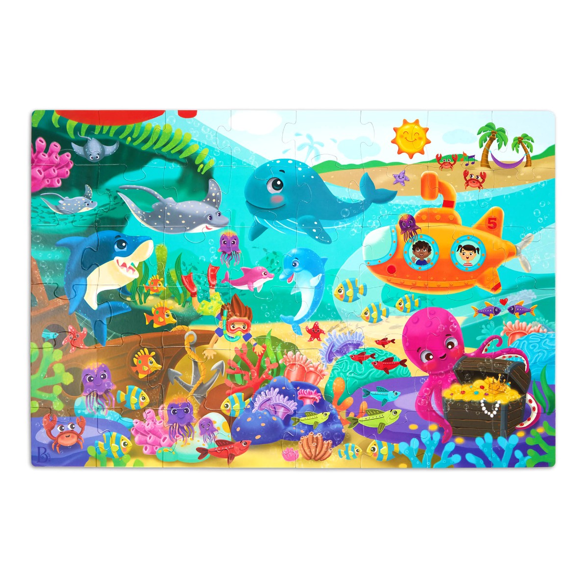 B Toys Gulvpuslespil, Under havet