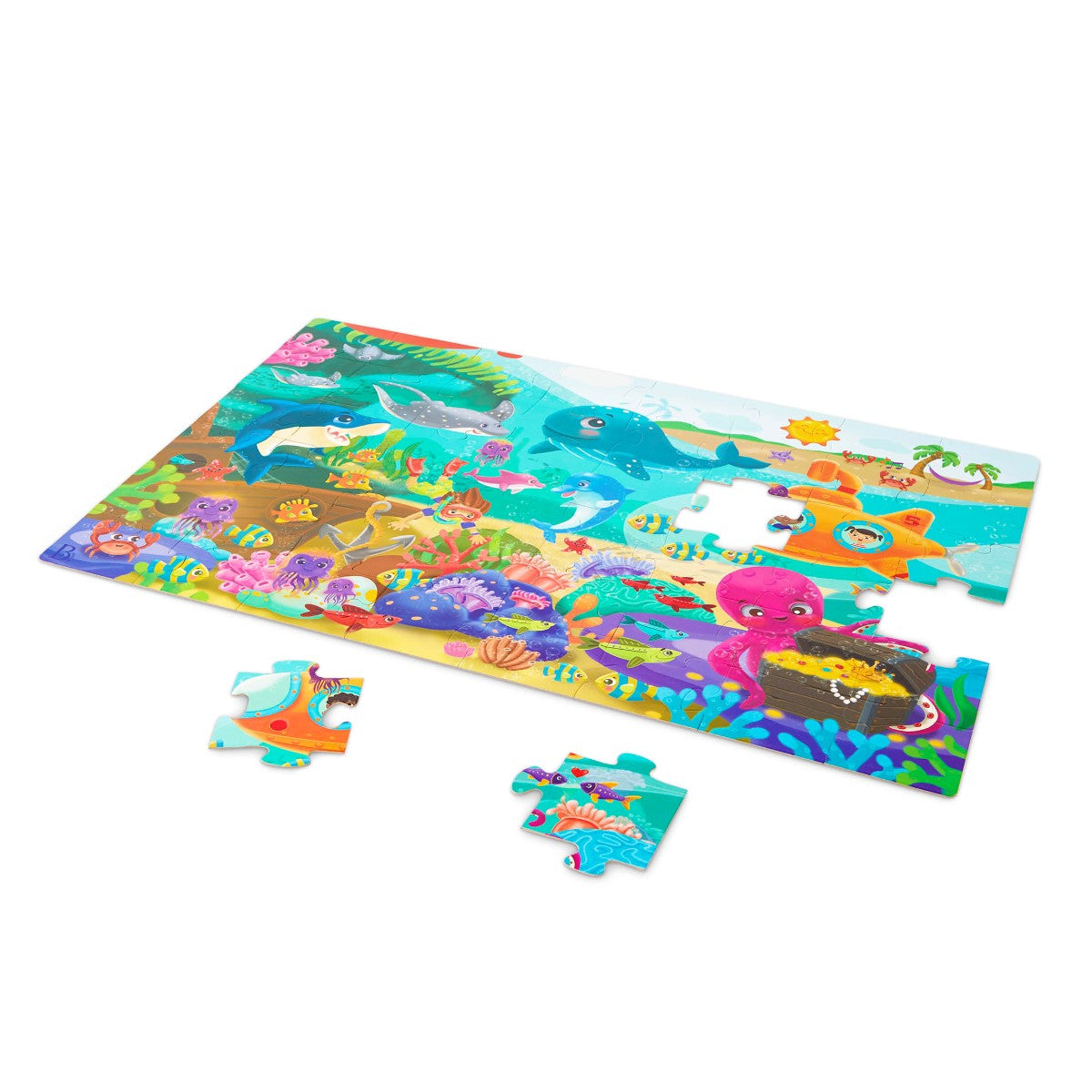 B Toys Gulvpuslespil, Under havet