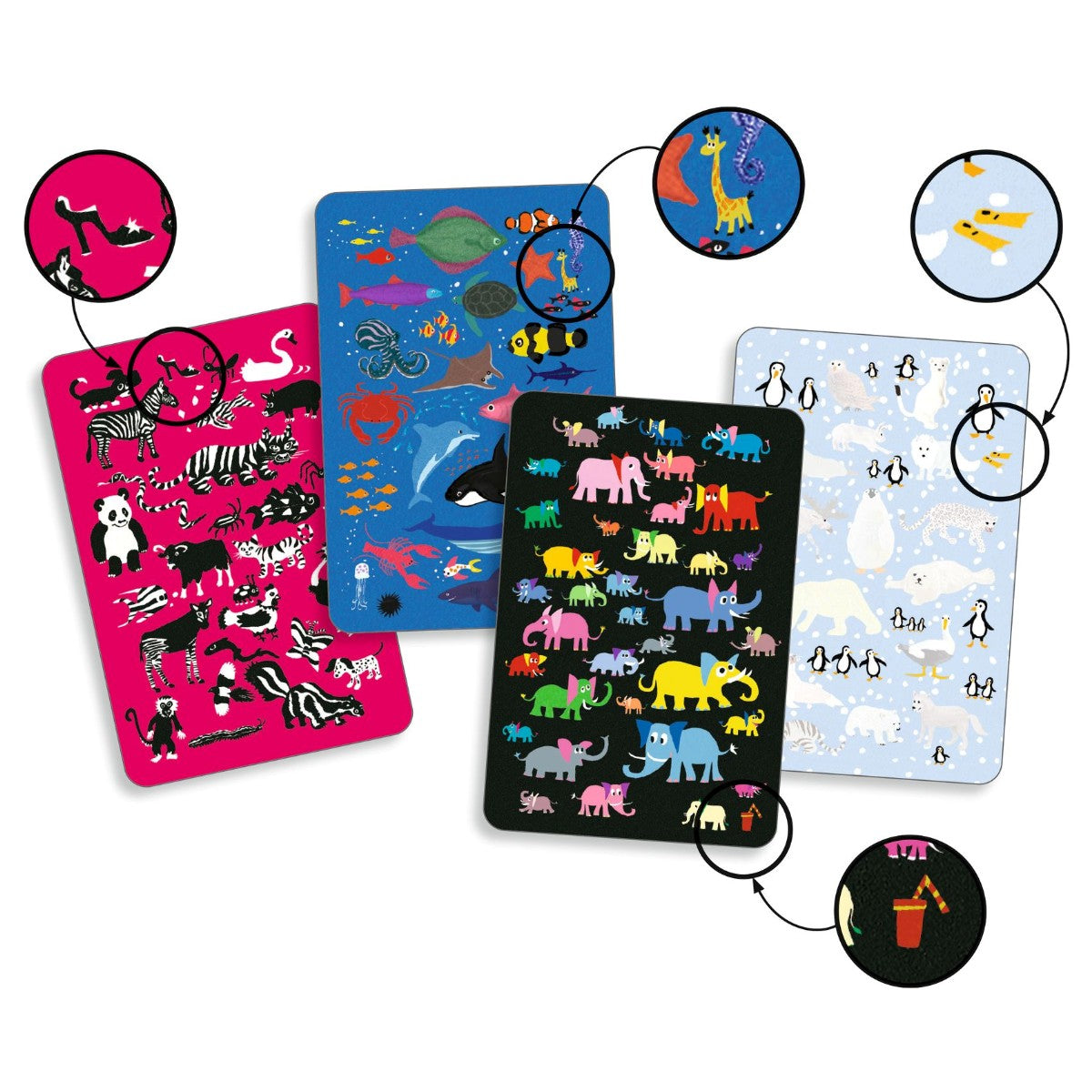 Djeco Card Game, Myster Animo