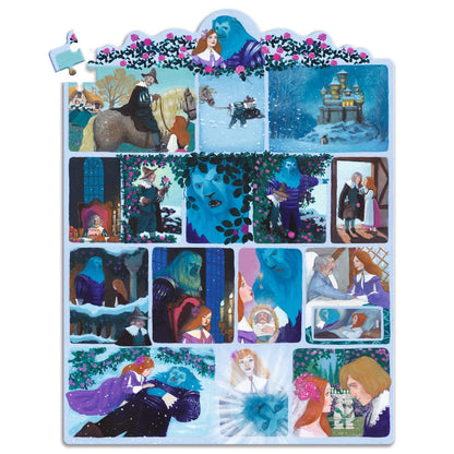 Djeco Puzzle, Story Puzzle, Beauty and the Beast - 100 Pieces