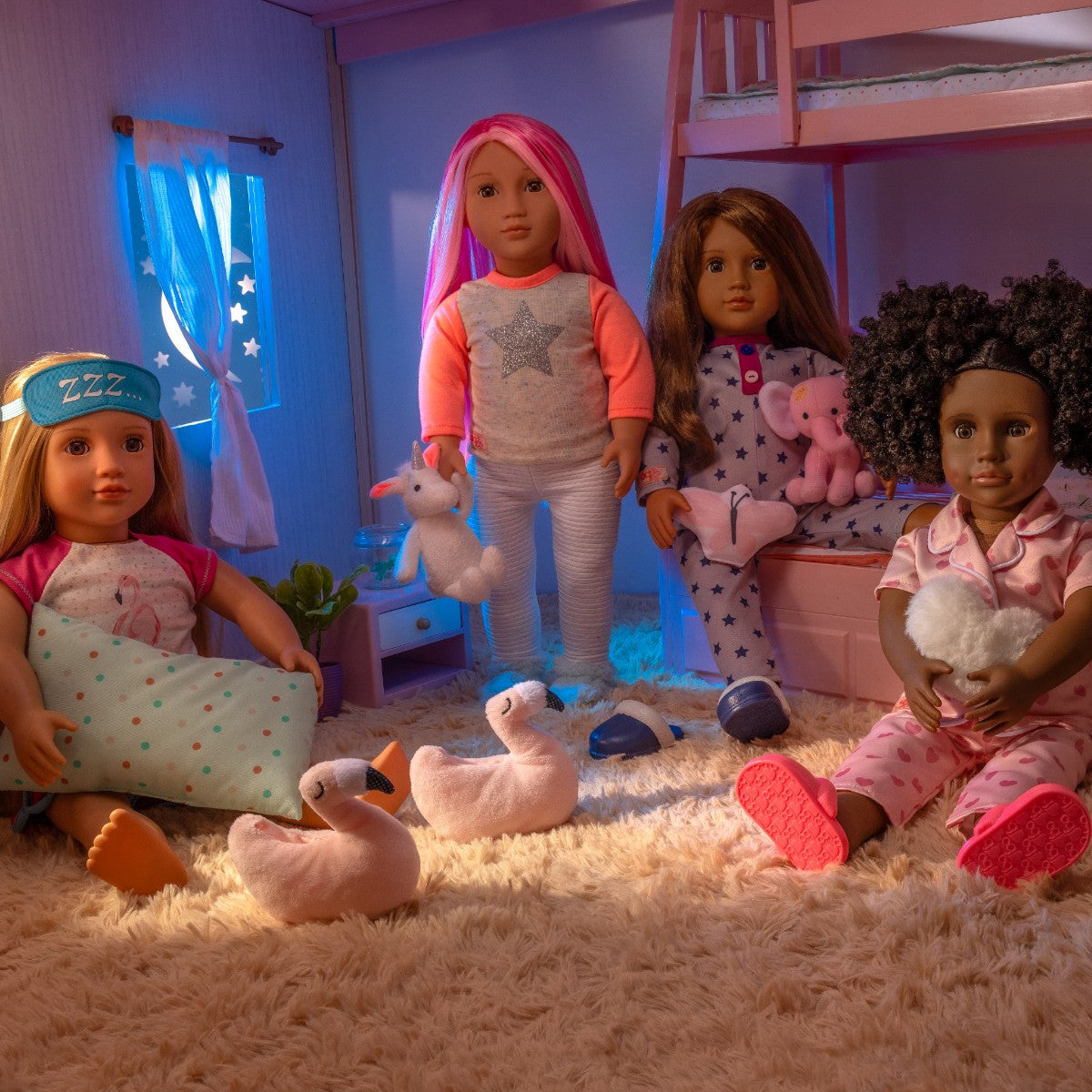 Our Generation Doll Accessories, Bunk Bed with Butterflies