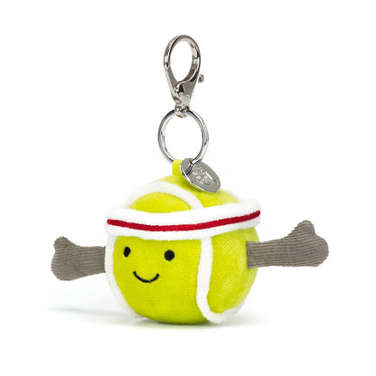 Jellycat nøglering, Fun, Amuseables Sports Tennisbold vedhæng - 13 cm