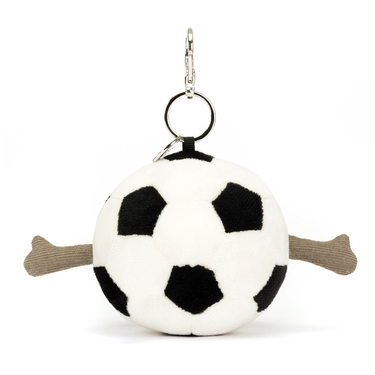 Jellycat Keychain, Fun Amuseables Sports Soccer Pendant - 16 cm