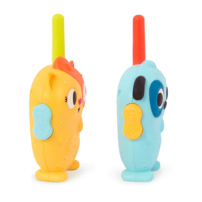B Toys, Walkie Talkie sæt - Lolo &amp; Woofer Walkie-Talkies