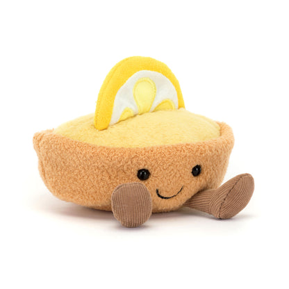 Jellycat Plush Toy, Food Bake, Amuseables Collette Tarte Au Citron - 11 cm