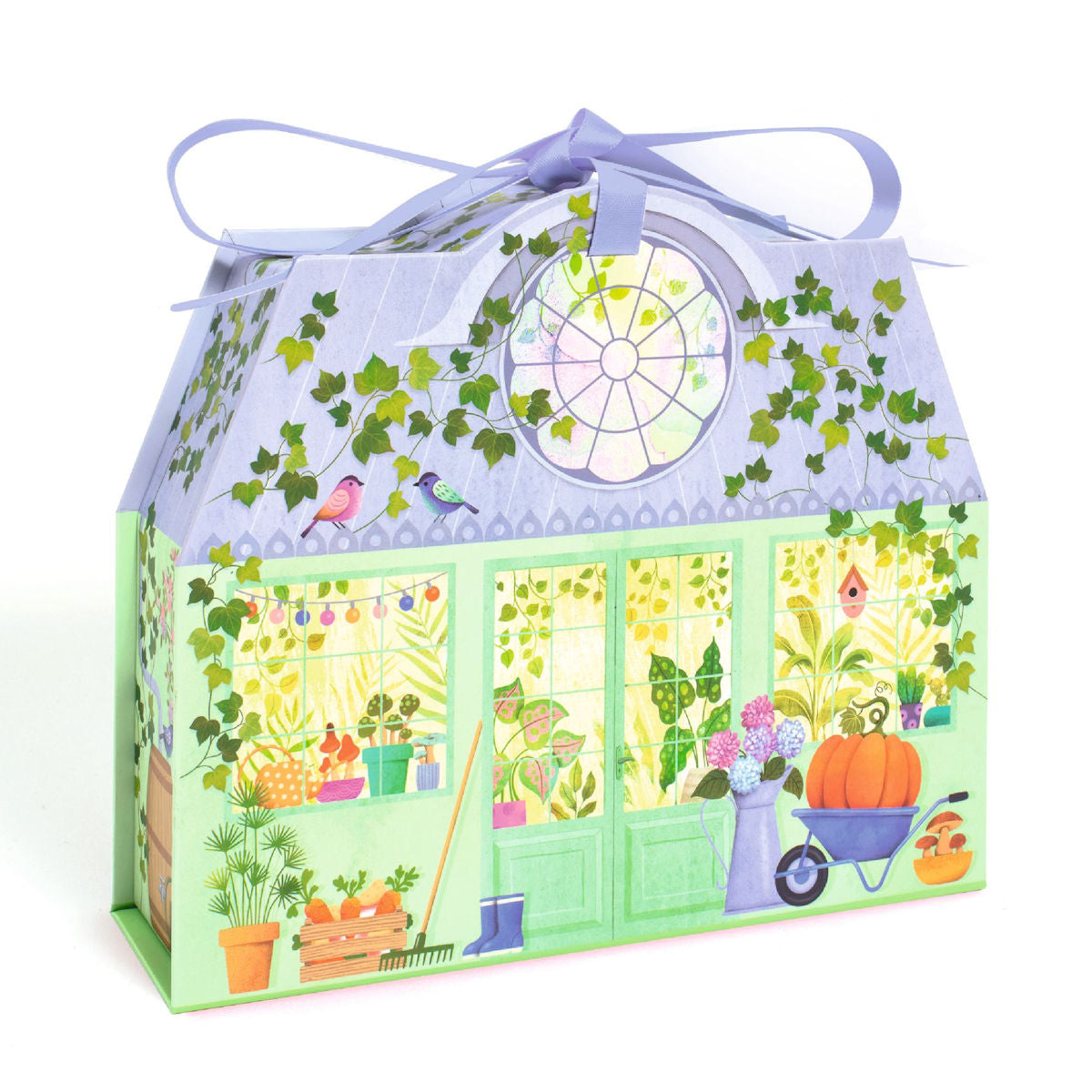 Djeco Mi House, DIY Miniature World in Suitcase - Olive