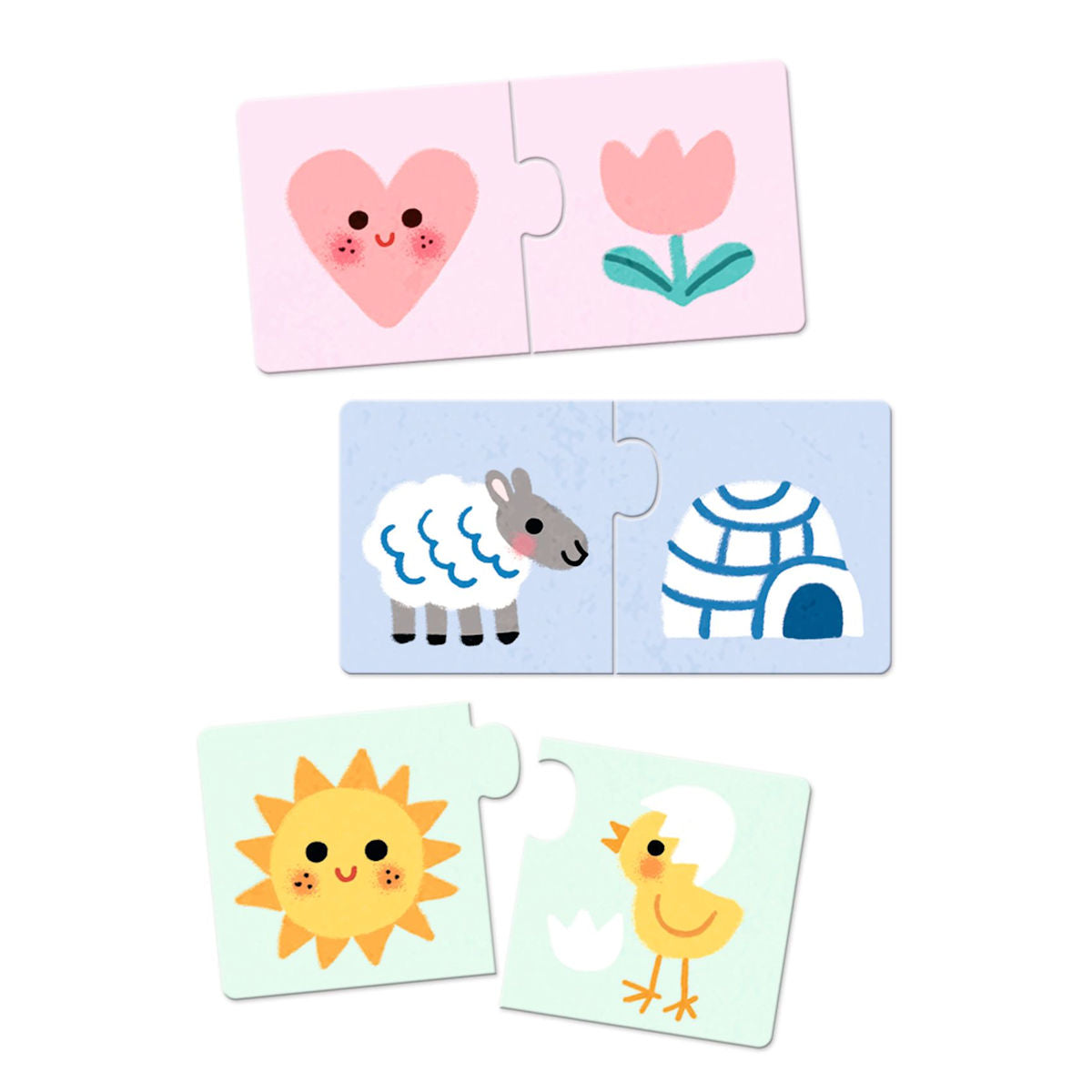 Djeco Puzzle Duo – Colours