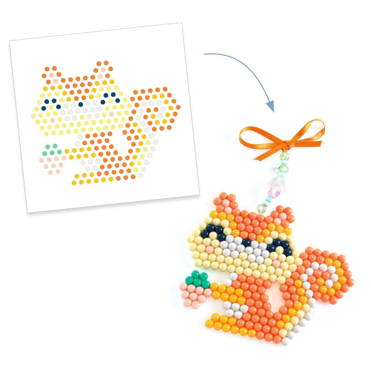 Djeco Creative Water Beads, Fuzzy Friends