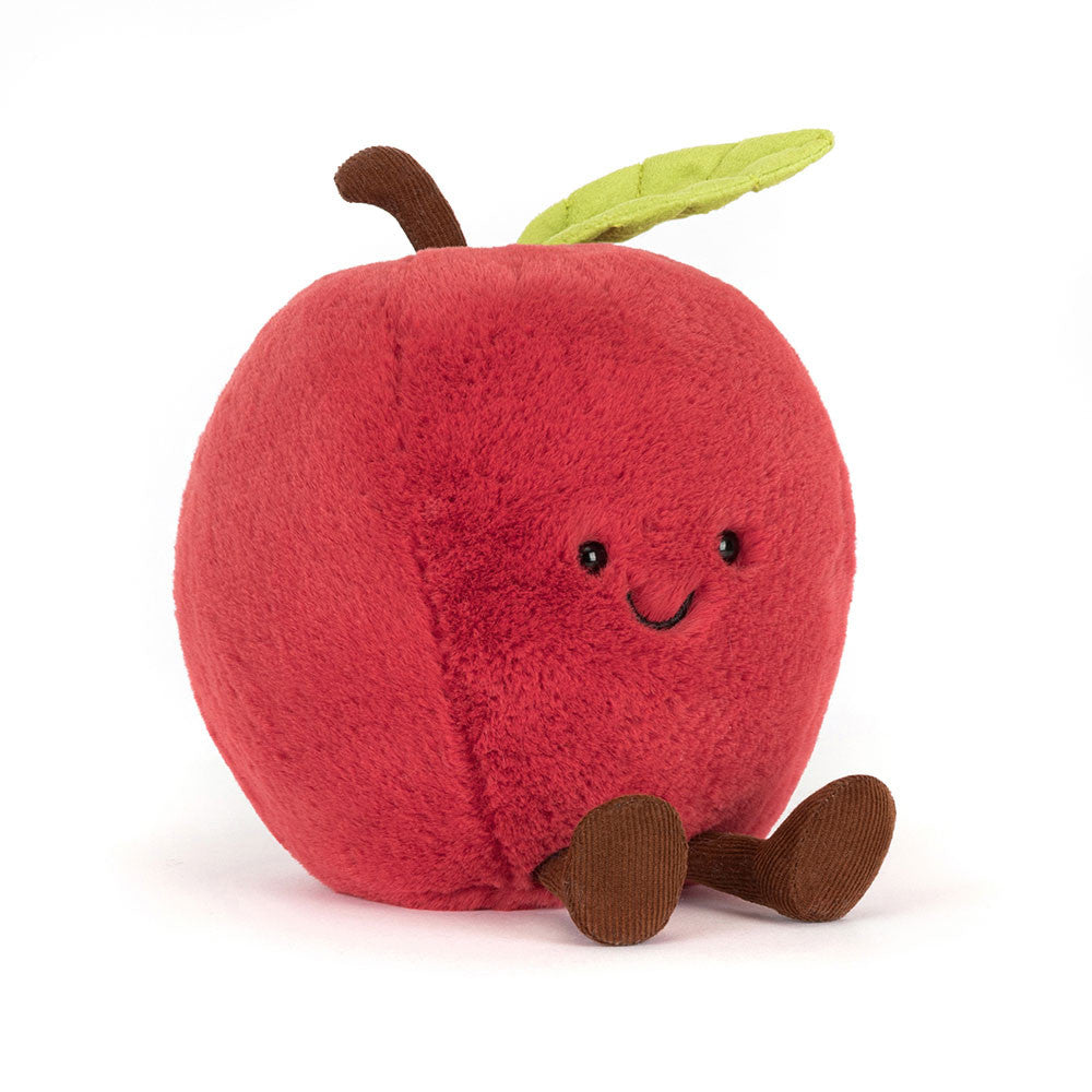 Jellycat Plush Toy, Amuseables Food, Apple - 16 cm