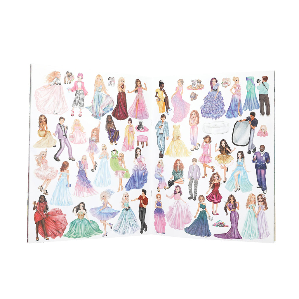 TopModel Glamour Sticker World, Sticker Book