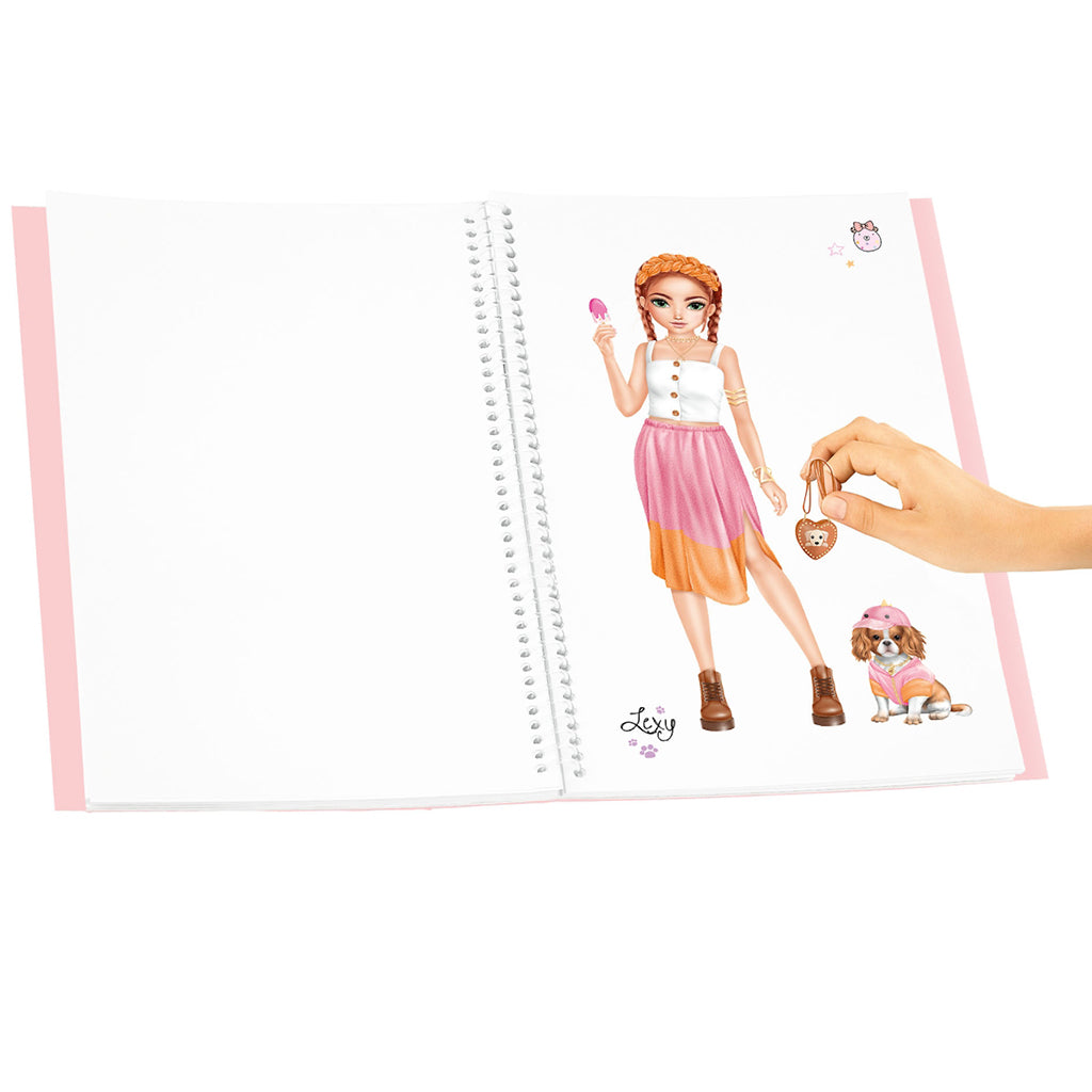 TopModel Dress Me Up Sticker Book, Large Sticker Book