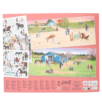 Create Your Own Happy Horses Sticker Book