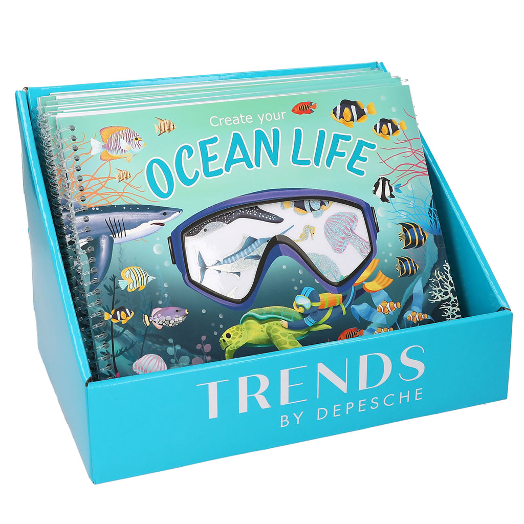 Create Your Ocean Life: Holographic Sticker Book