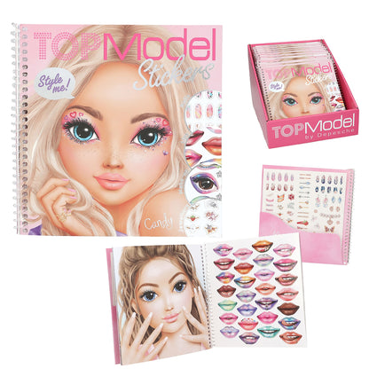 TopModel Dress Me Up Face Stickerbook, Sticker Book