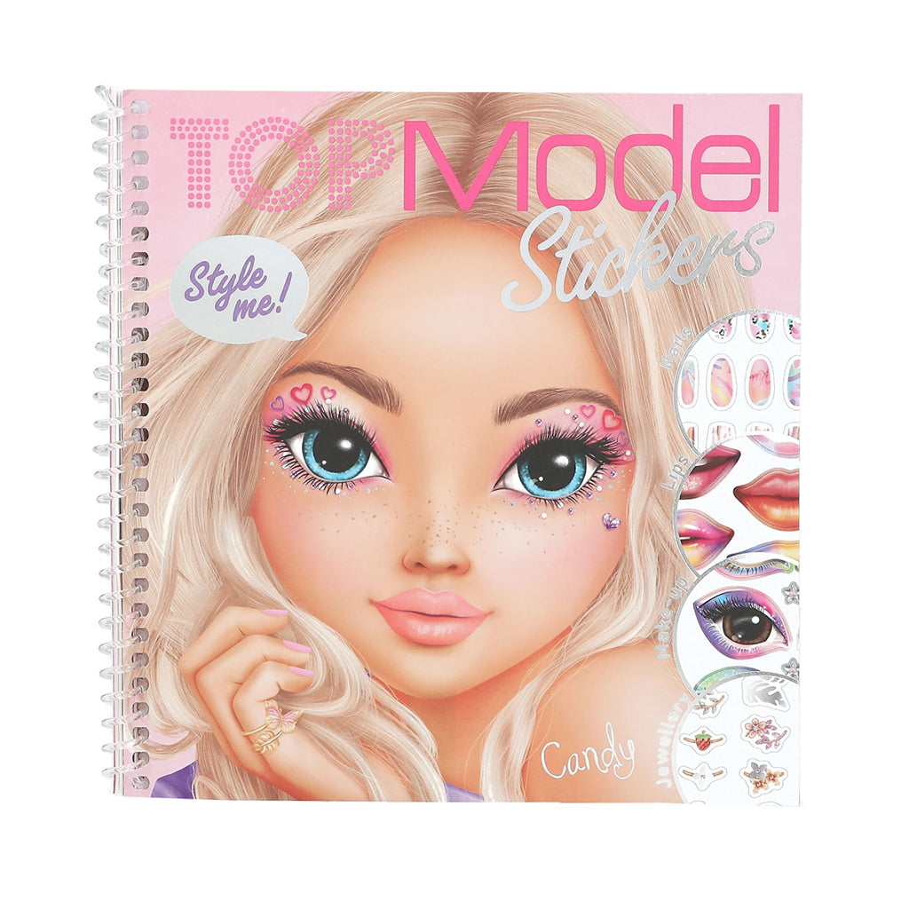 TopModel Dress Me Up faca stickerbog, Klistermærkebog
