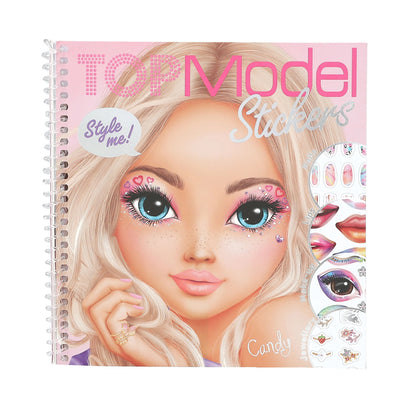 TopModel Dress Me Up faca stickerbog, Klistermærkebog