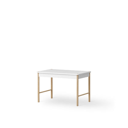 Oliver Furniture, Camp Toddler Play Table - White / Oak