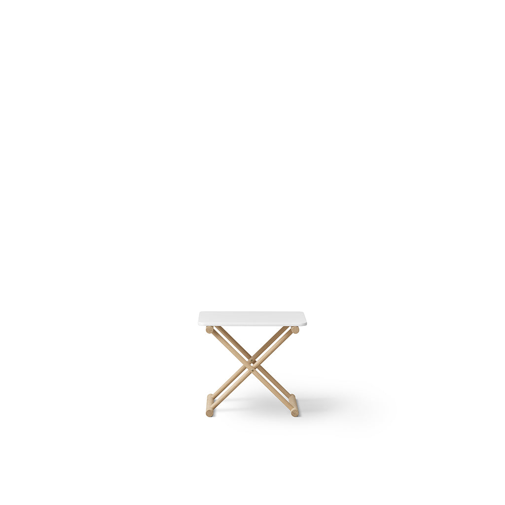 Oliver Furniture, Camp Sengebord lavt - Hvid / Eg