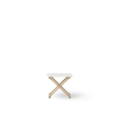 Oliver Furniture, Camp Sengebord lavt - Hvid / Eg