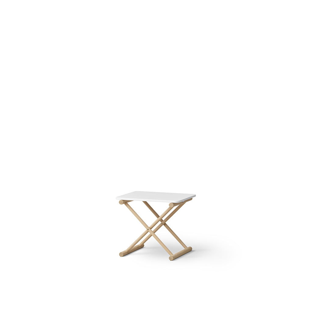 Oliver Furniture, Camp Sengebord lavt - Hvid / Eg