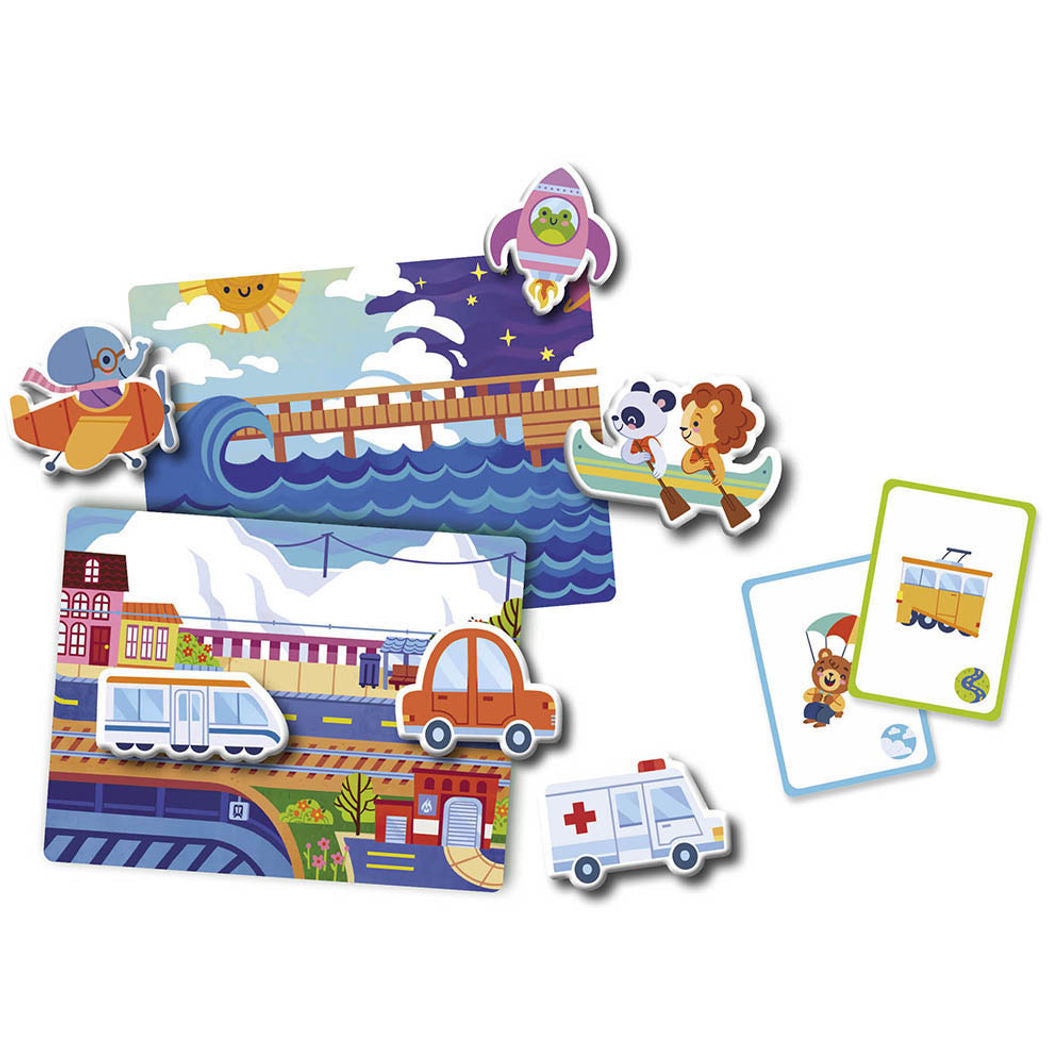 Auzou Magnetic Playset, Vehicles