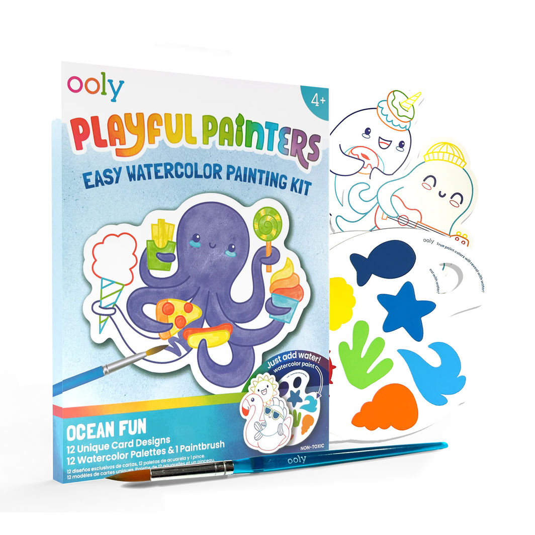 Ooly Vandfarve sæt, Ocean Pals - Playful Painters