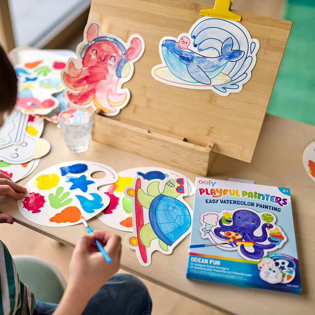 Ooly Vandfarve sæt, Ocean Pals - Playful Painters