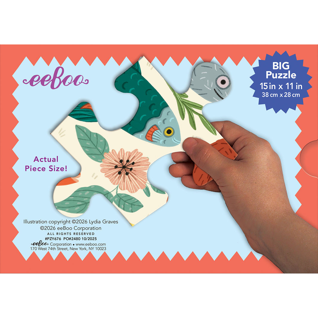 eeBoo Puzzle 20 pcs, Little Pets