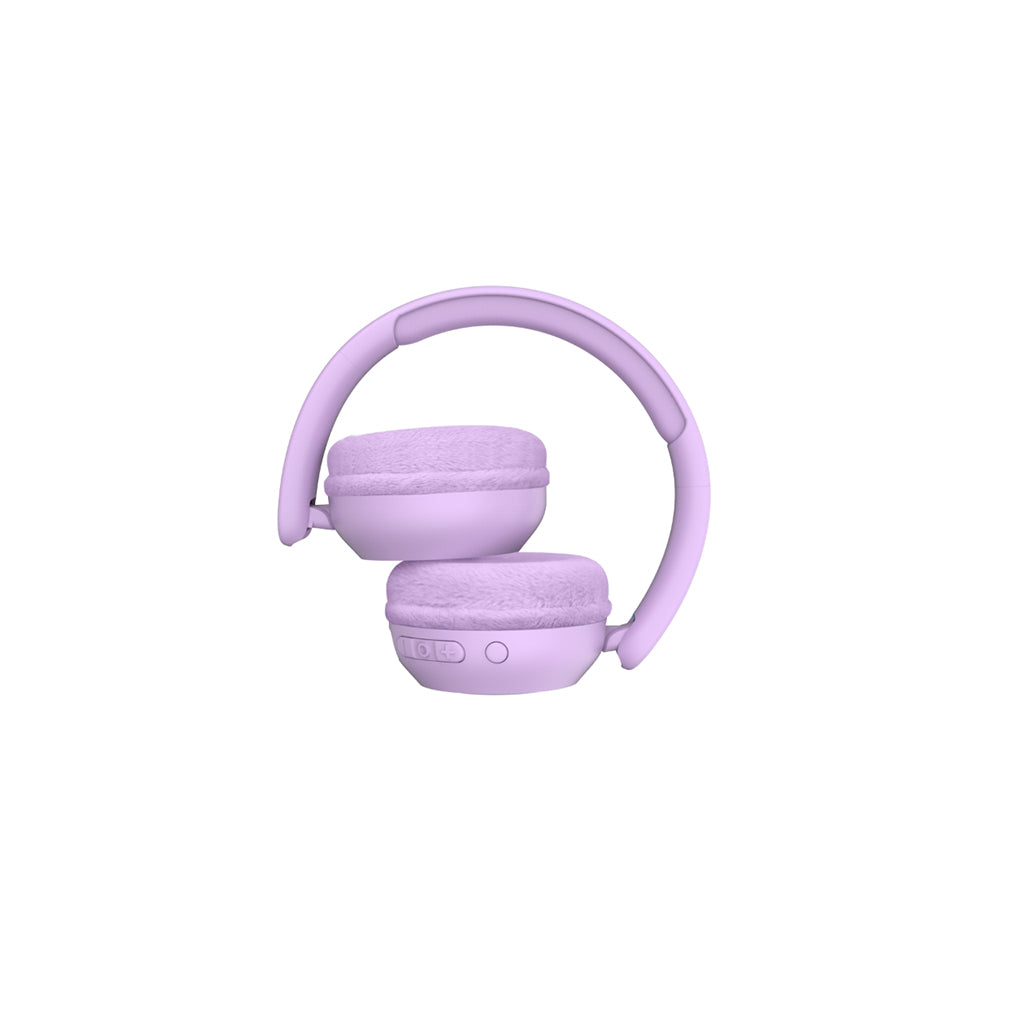 Lalarma trådløse hovedtelefoner med lys, til teenagere og børn - Purple