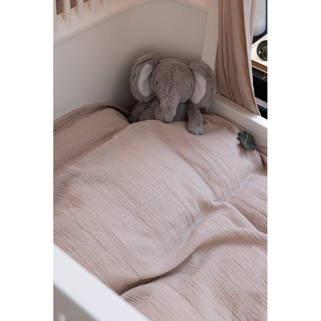 Sebra Baby Bedding, Muslin - Seabreeze Beige