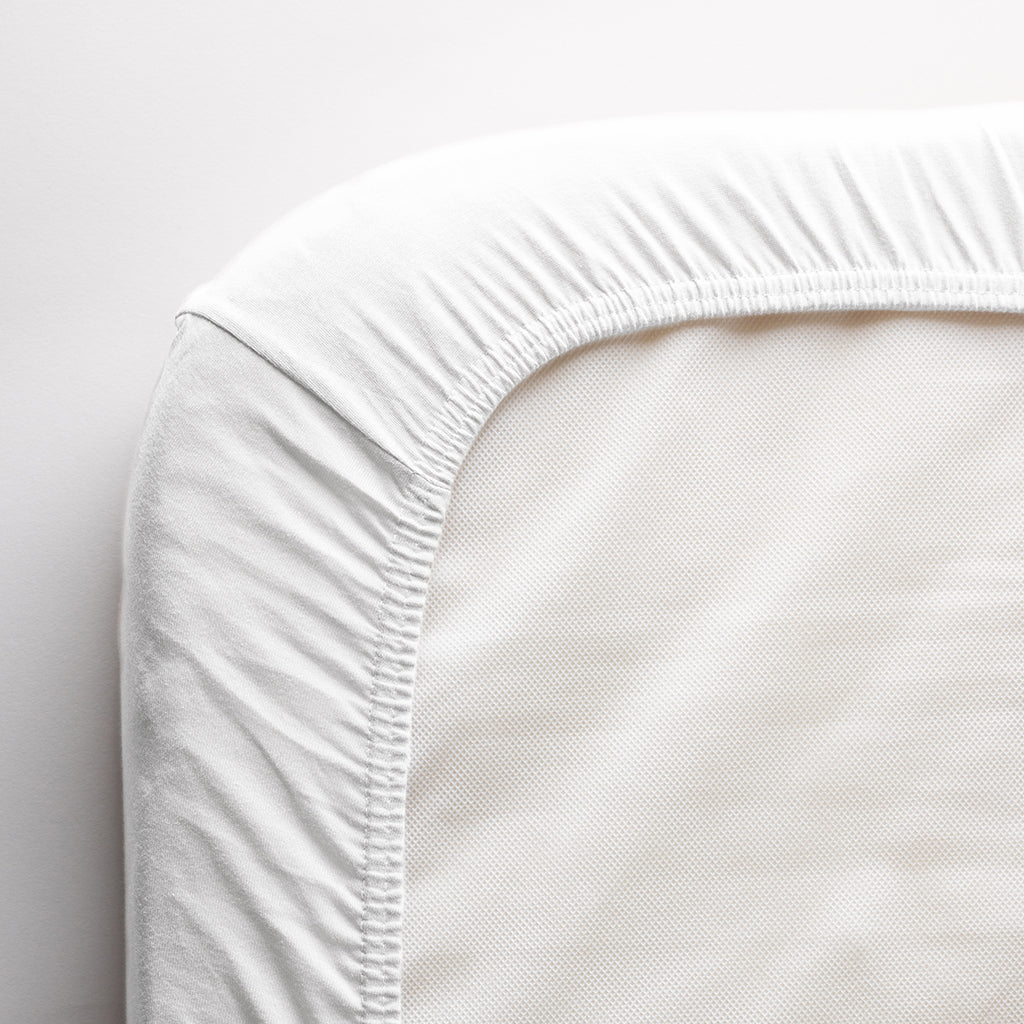 Sebra Jersey lagen, baby 70 x 120 cm, 2 stk. - White