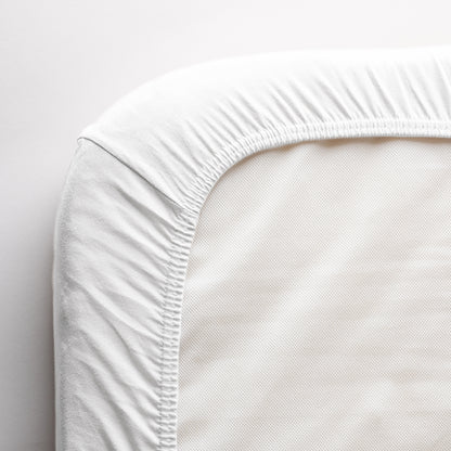 Sebra Jersey lagen, baby 70 x 120 cm, 2 stk. - White