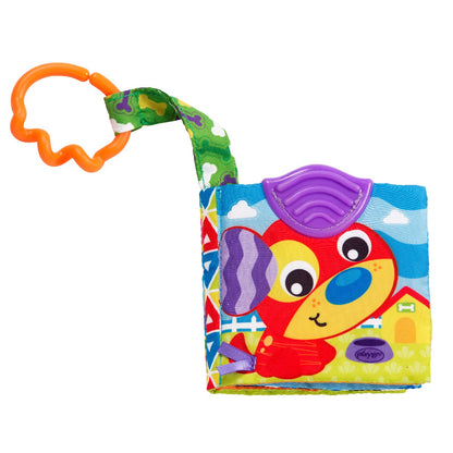 Playgro babylegetøj, Bondegård bidebog m ophæng