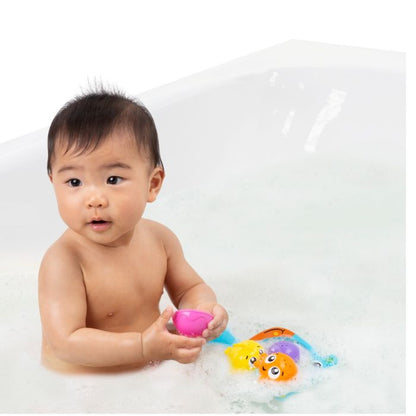 Playgro Bath Toy, Hoop &amp; Scoop Net - Catch Sea Creatures