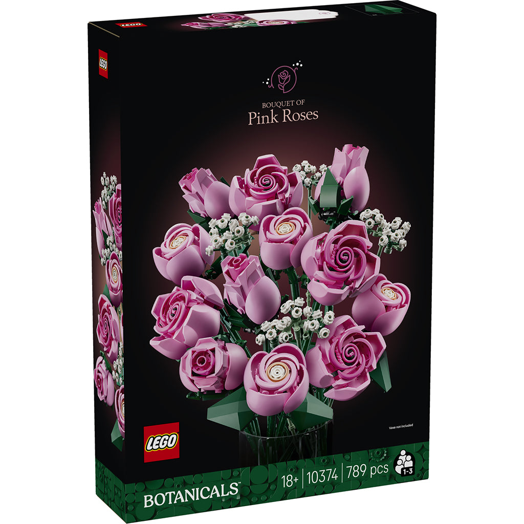 LEGO® Botanicals®, Buket af pink roser