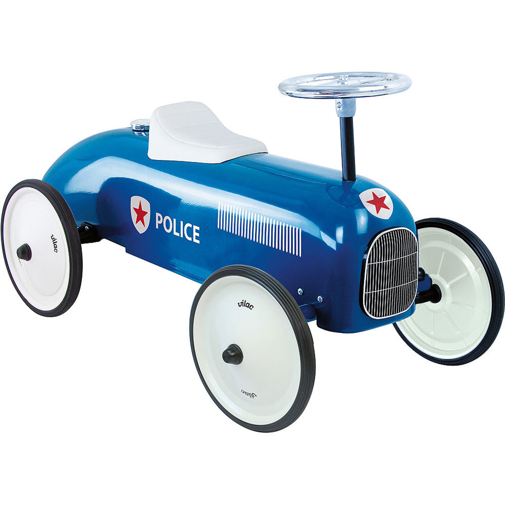 Vilac Metal Ride-On, Police Car