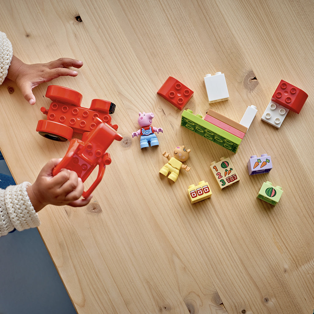 LEGO® DUPLO® Gurli Gris Tractor and Market Building Toy